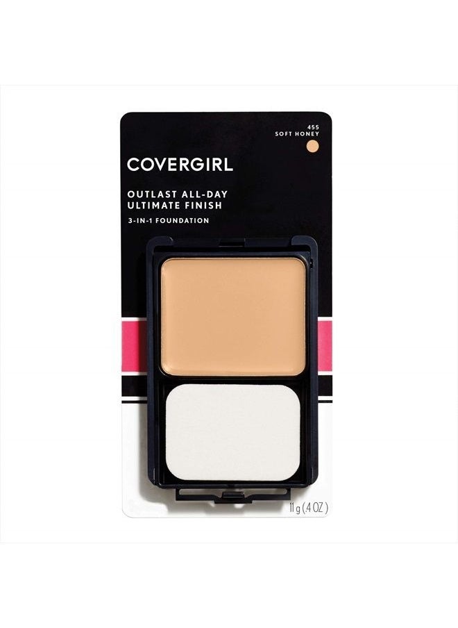 CoverGirl Outlast All-Day Ultimate Finish Foundation, Soft Honey, 0.4 Ounce (Pack of 1)  - Image 2