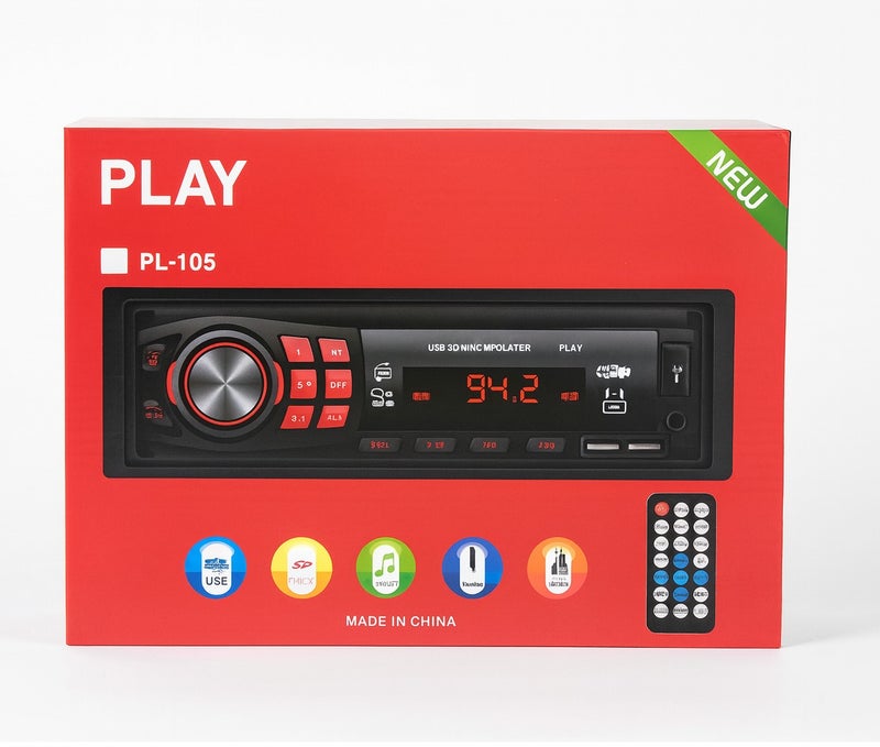 PLAY Car cassette player in MP3 format PL-105 - Image 1