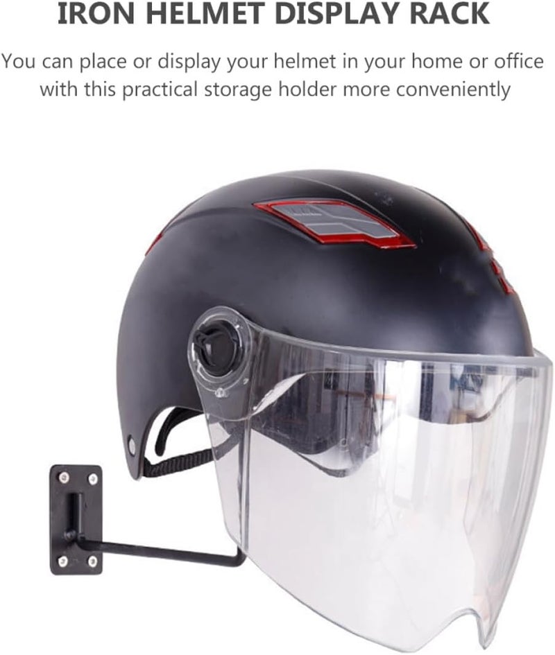 Motorcycle Helmet Holder Bike Helmet Rack for Motorcycle and Bike Storage - Image 4
