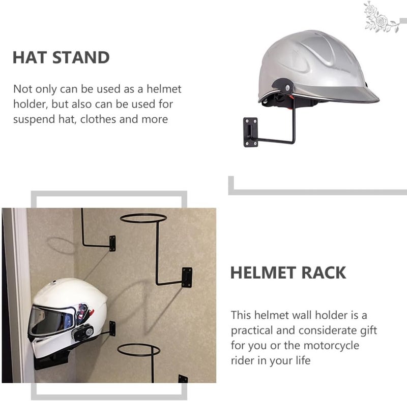 Motorcycle Helmet Holder Bike Helmet Rack for Motorcycle and Bike Storage - Image 5