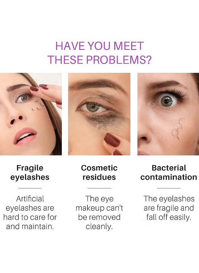 SAUVASINE - Eye Lash Shampoo 50ML , Remove Makeup Residue And Mascara, Gentle Deep Cleansing And No Irritating Or Burning For Eyelash Extension Foam, Perfect For Salon Use And Home Care - Image 1