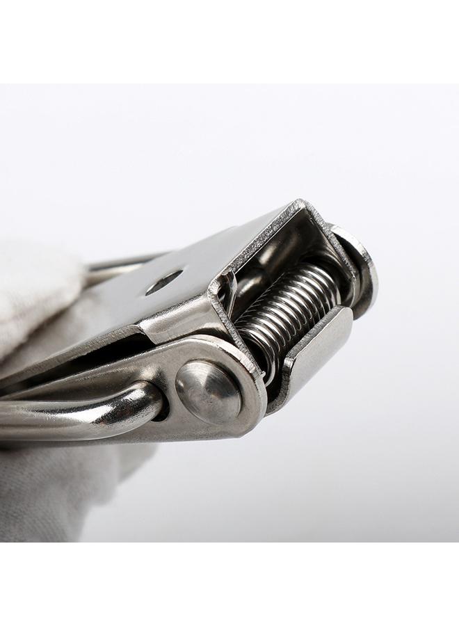 5Pcs Stainless Steel Spring Loaded Toggle Latches  Screws, Case Box Chest Trunk Latch Catches Hasps Clamps  - Image 5