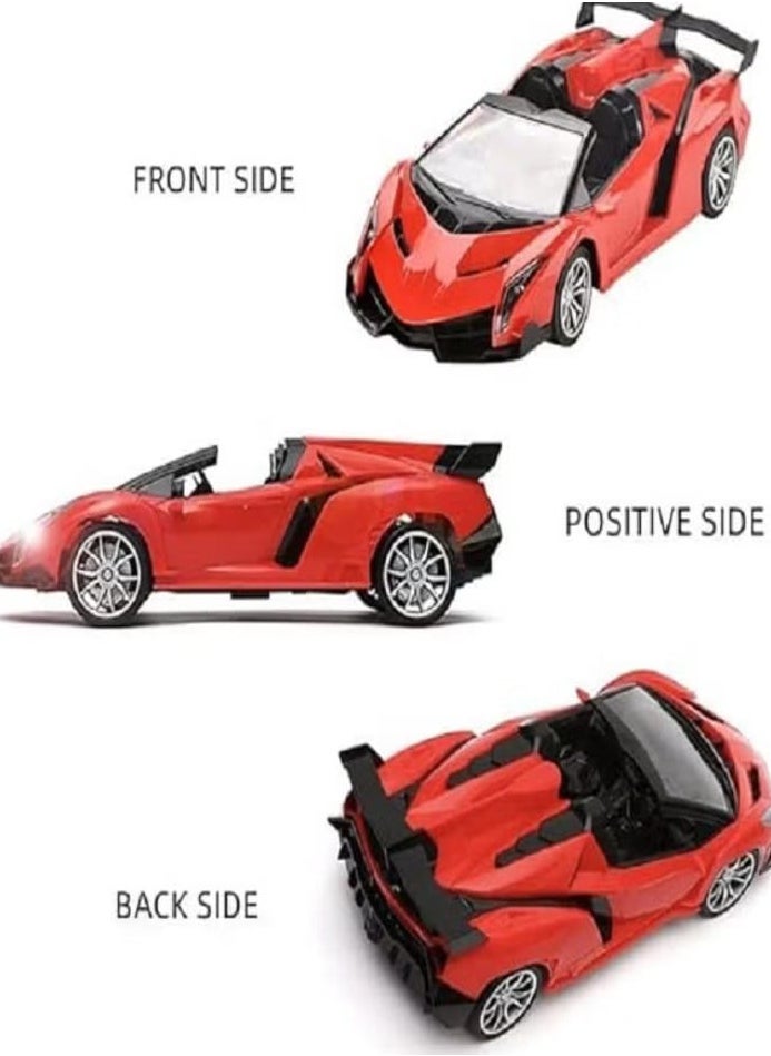 null - XF No. 27-16G RC Car - 1:16 Simulation Car Model (Red) - Image 1