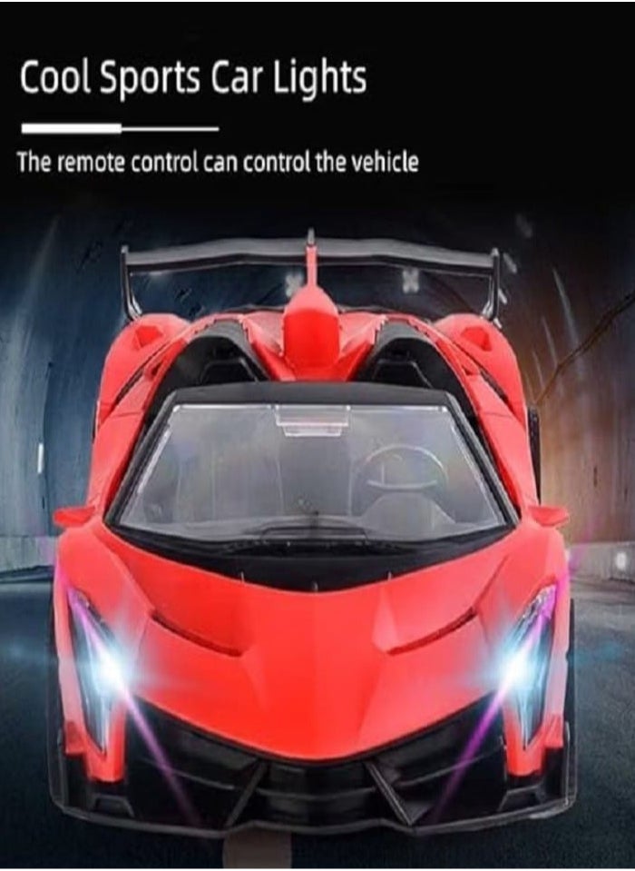 null - XF No. 27-16G RC Car - 1:16 Simulation Car Model (Red) - Image 1