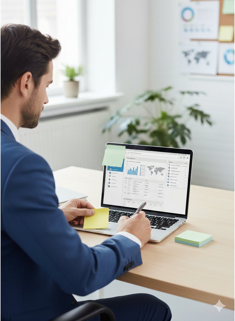 infonotes - STICKY NOTE, 400 sheets, 75x 75mm, Brilliant color made in germany - Image 2