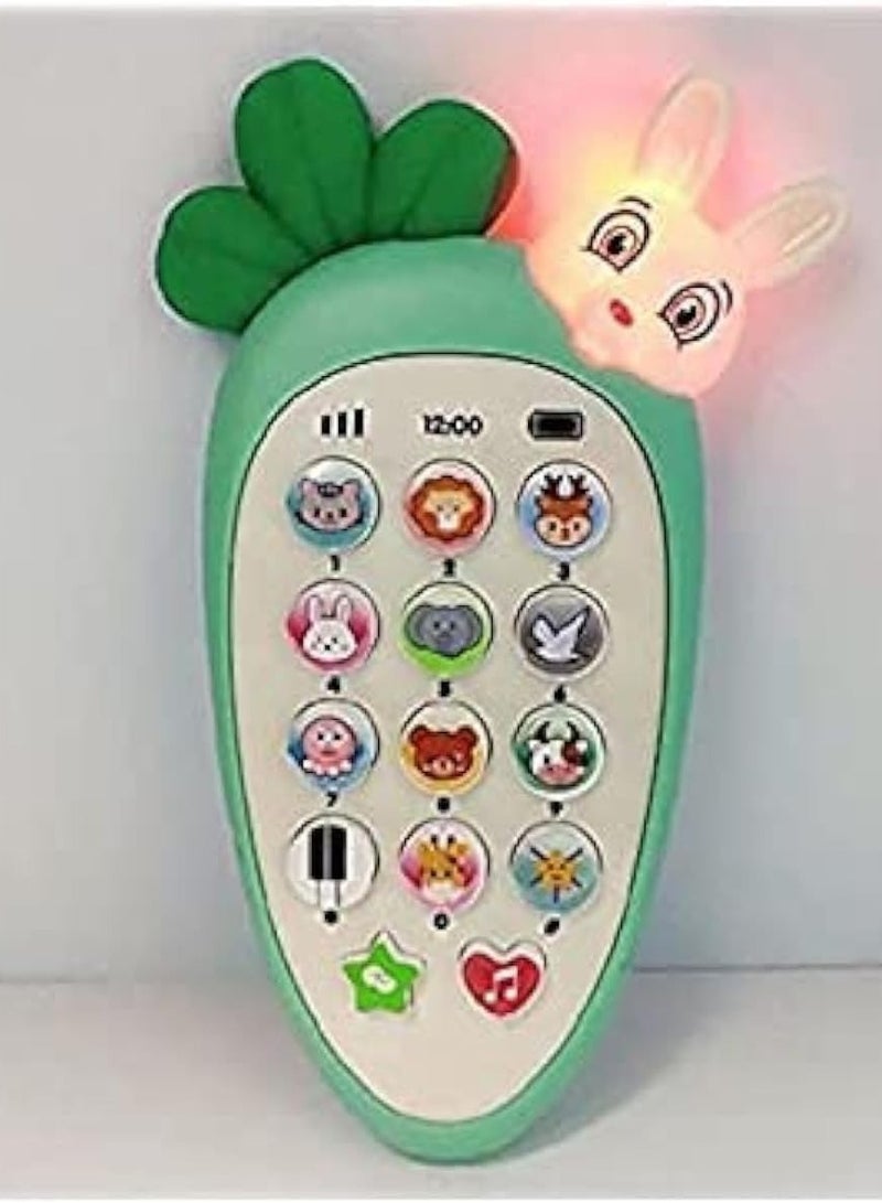 New Model Mini Wireless Mobile Toy for Kids with Music and Lights from Velhoz, Great Gift for Boys and Girls Birthdays, Kimmy the Rabbit Design, Multicolor - Image 3