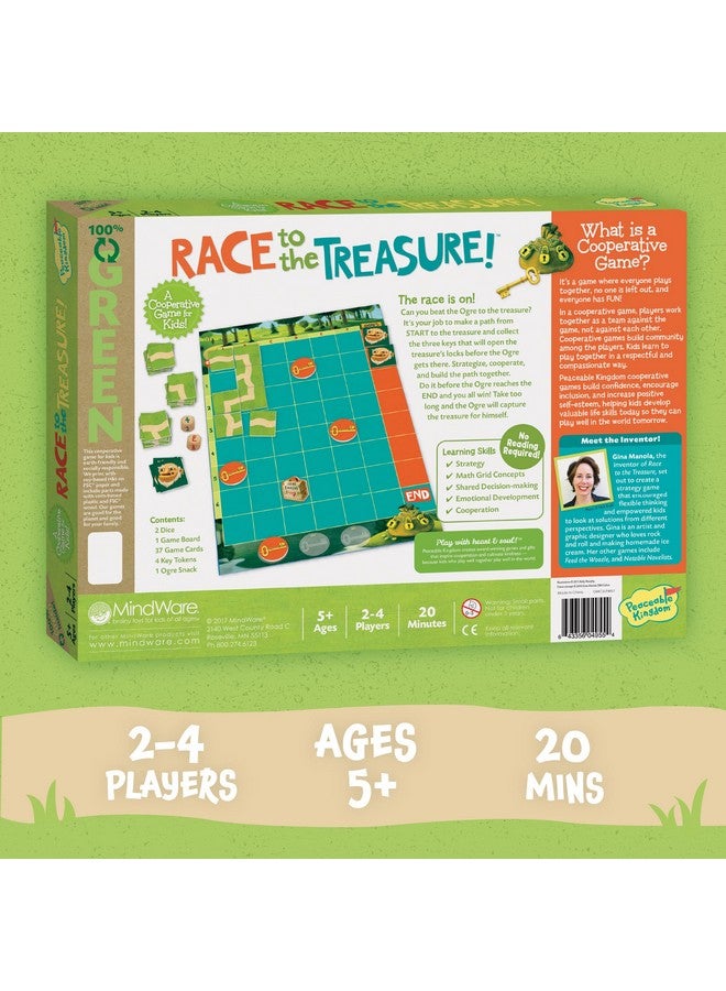 Peaceable Kingdom Race to the Treasure! Cooperative Path Building Game for 2 to 4 Kids Ages 5+ - Image 5
