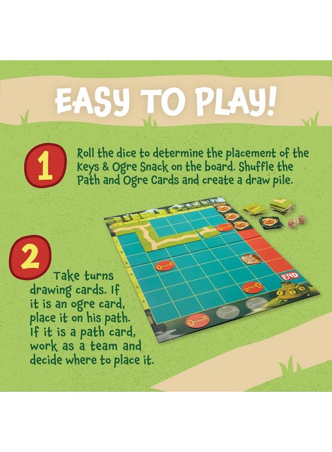 Peaceable Kingdom Race to the Treasure! Cooperative Path Building Game for 2 to 4 Kids Ages 5+ - Image 3