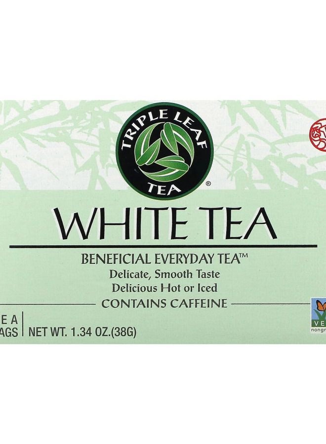 Triple Leaf Tea White Tea 20 Tea Bags 1.34 oz (38 g)