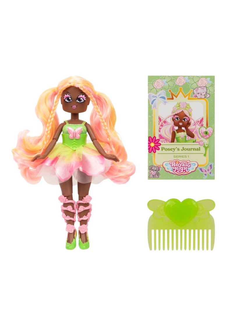 Jazwares - Royale High Fashion Doll + Accessories 9-Inches, Assorted 1 Piece (Style & Color May Vary) | Exclusive Virtual Item Code Included | Collectable Figure | Fashion Doll | For Fans, Gamers & Collectors! | Official Licensed Product - Image 1