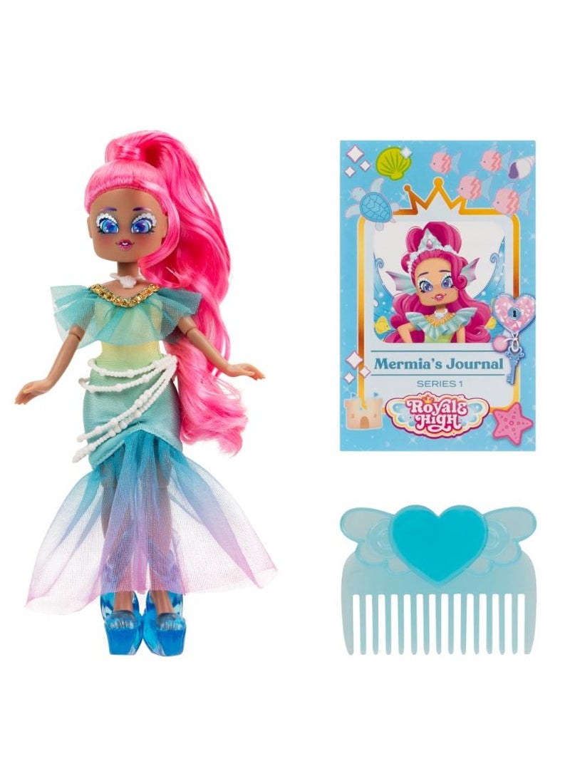 Jazwares - Royale High Fashion Doll + Accessories 9-Inches, Assorted 1 Piece (Style & Color May Vary) | Exclusive Virtual Item Code Included | Collectable Figure | Fashion Doll | For Fans, Gamers & Collectors! | Official Licensed Product - Image 1
