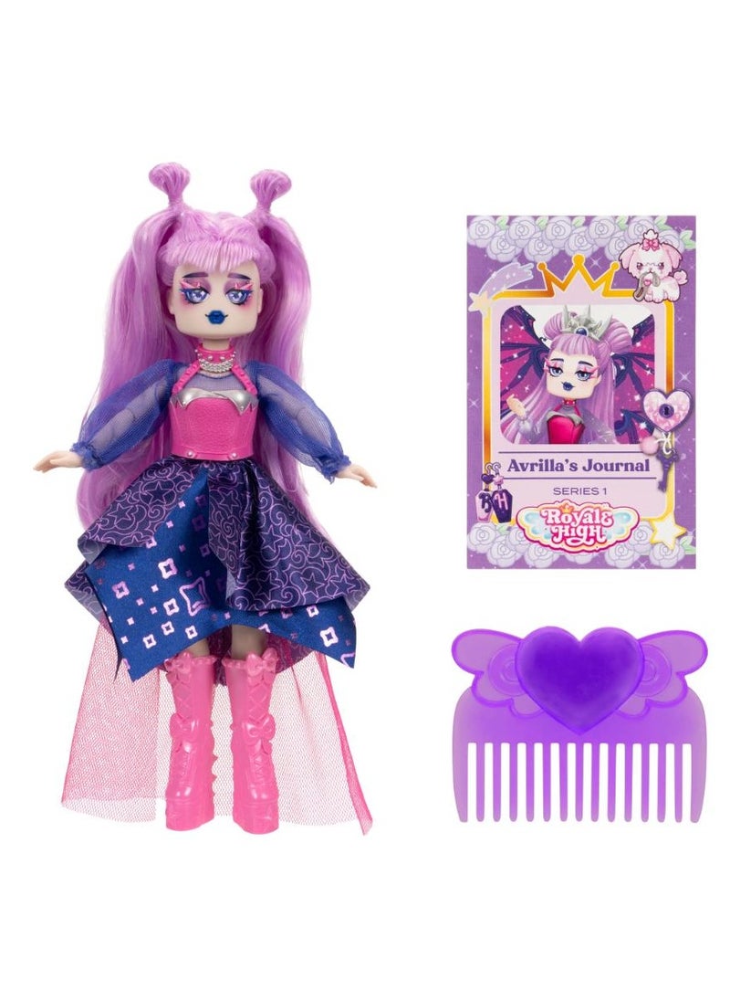 Jazwares - Royale High Fashion Doll + Accessories 9-Inches, Assorted 1 Piece (Style & Color May Vary) | Exclusive Virtual Item Code Included | Collectable Figure | Fashion Doll | For Fans, Gamers & Collectors! | Official Licensed Product - Image 1