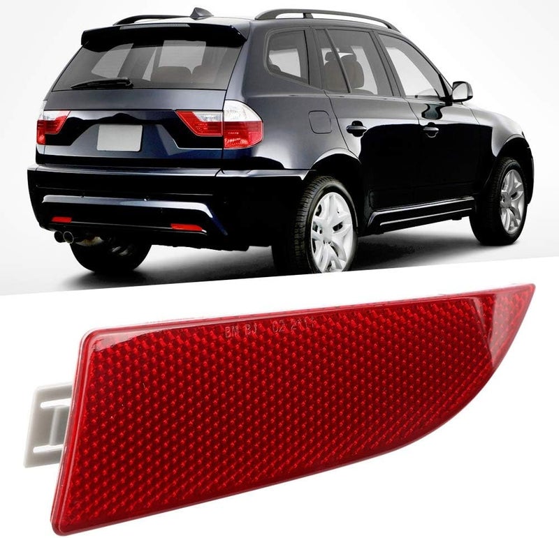 Qiilu Reflector, Reflector Rear Bumper, Rear Bumper Right Reflector Fit for X3 E83 2006-2010 63147162218 - Image 5