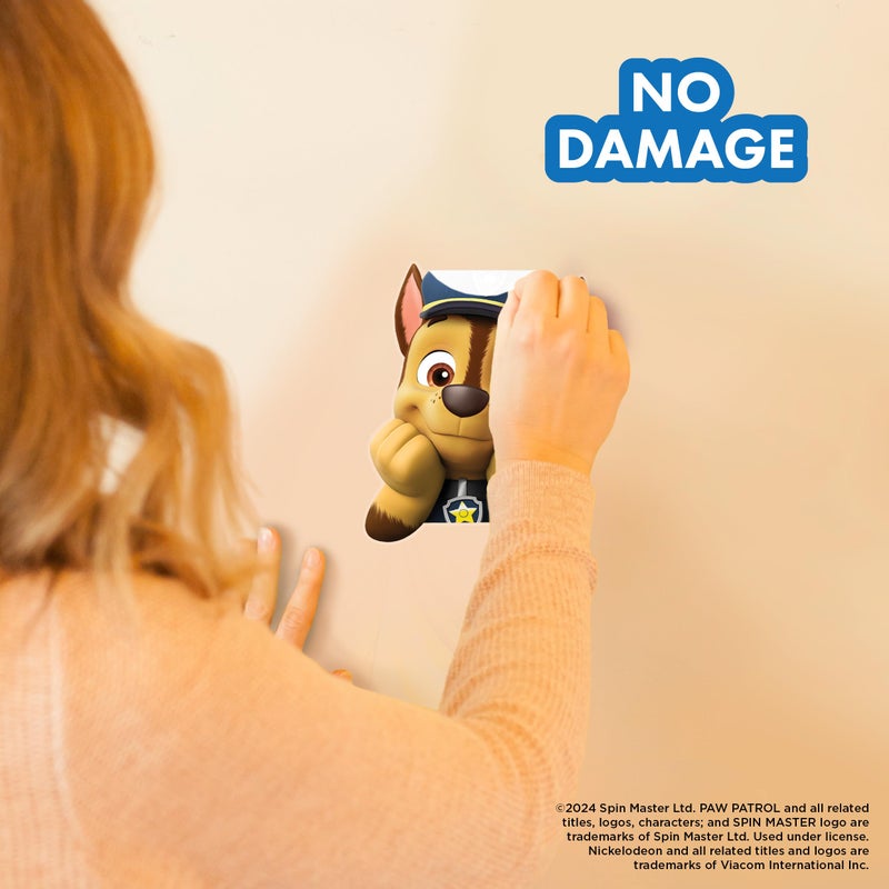 WALL PALZ Paw Patrol Chase Peeking Wall Decal - 7"" Vinyl Wall Sticker Bedroom Decorations - Paw Patrol Room Decor Peel and Stick - Image 4
