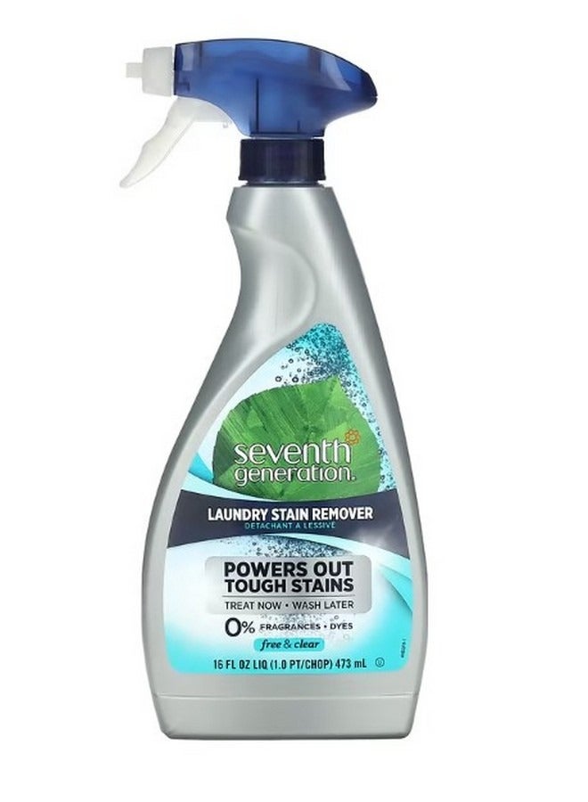 Seventh Generation Laundry Stain Remover Free and Clear 16 fl oz 473 ml - Image 1