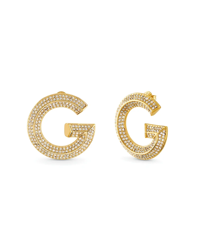 GUESS G Crystal Logo Earrings