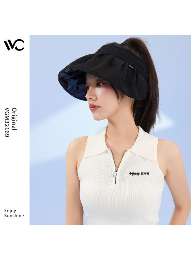 VVC Shell Cap - Outdoor Beach Sun Hat With Uv Protection, Stylish & Versatile Sun Shield For Travel & Commute, Wide Brim Breathable Visor Hat - Image 5