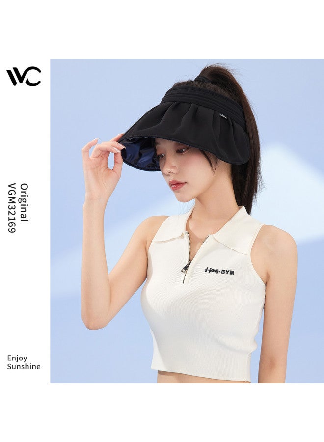VVC Shell Cap - Outdoor Beach Sun Hat With Uv Protection, Stylish & Versatile Sun Shield For Travel & Commute, Wide Brim Breathable Visor Hat - Image 4
