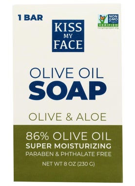 Kiss My face Kiss My Face Soap Bar Olive & Aloe 8oz (2 Pack) 