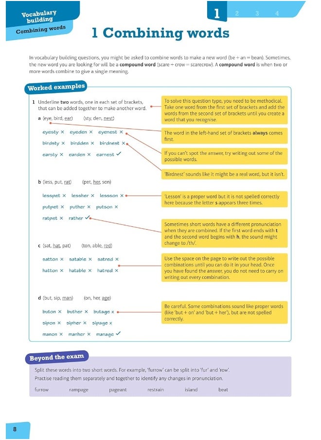 Pearson REVISE 11+ Verbal Reasoning Practice Book 1 for the 2023 and 2024 exams  - Image 4