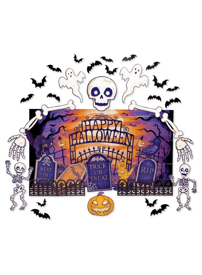American Greetings American Greetings Halloween Trunk-or-Treat Car Decorations Kit, Graveyard (42-Count) - Image 1
