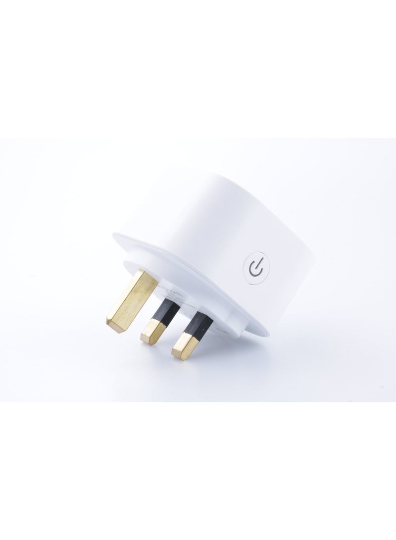 British-style WIFI smart timer power meter socket with British graffiti and voice-activated smartphone control - Image 4