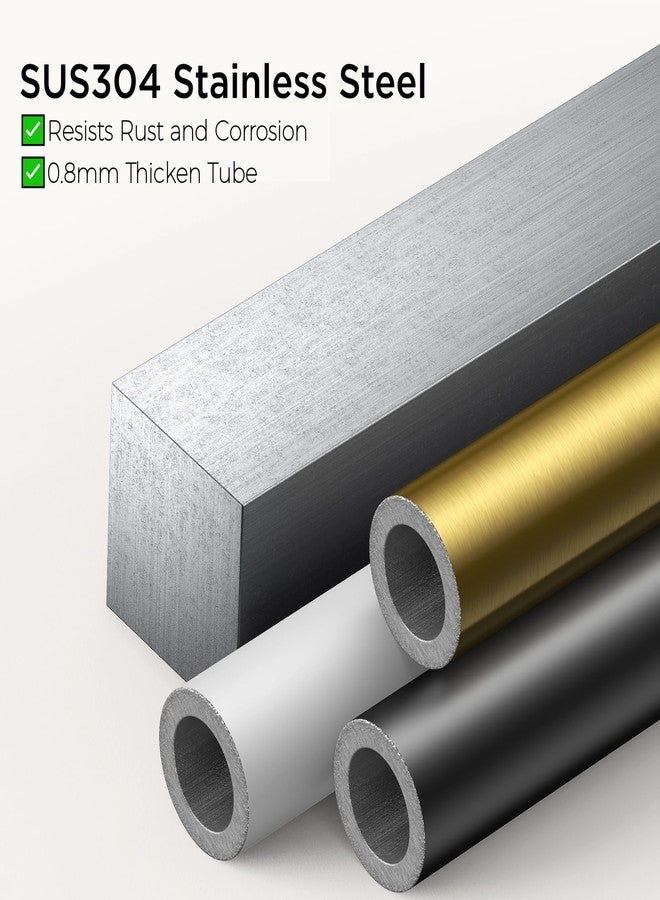 FORIOUS Towel Ring, SUS304 Stainless Steel Modern Hand Towel Holder Rack Hanger Round for Bathroom Wall Mounted, Ideal for Bath, Kitchen, RV, Matte Black - Image 2