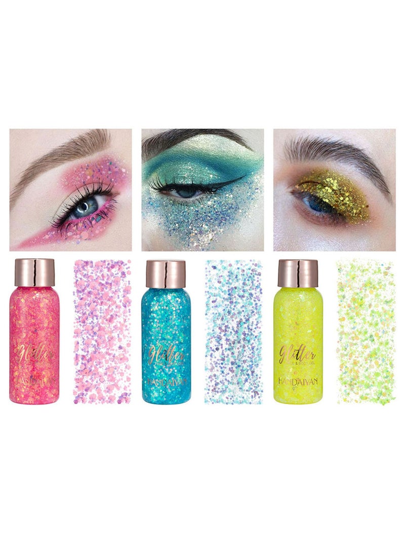 Handaiyan - 3 Piece Face & Body Gel Teras Glitter Body Gel B - Image 1