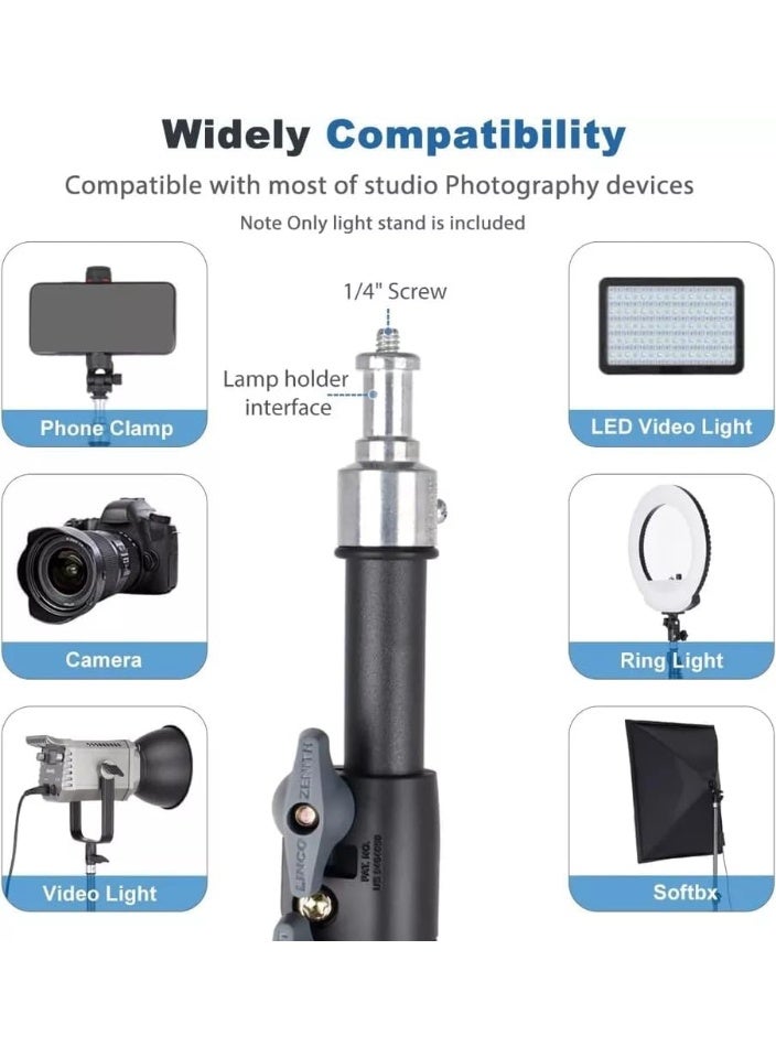 2.1m  Professional Studio Photography Selfie Durable High Quality Tripod Stand - Image 2