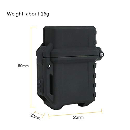 WarmHeartting Tactical Lighter Storage Case Box Container Organizer Holder for Zippo Inner Tank Waterproof Anti-Drop - Image 3