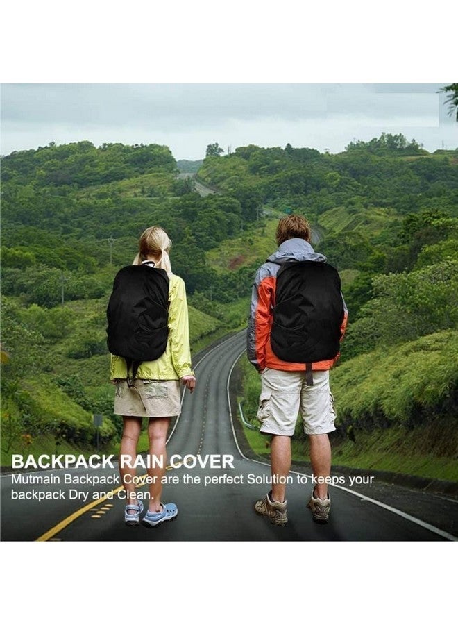 KANAKADHARA Waterproof Backpack Cover - Rainproof, Dustproof, Scratch-Resistant Elastic Adjustable Fit for Trekking, Laptop, School & Travel Bags - Lightweight & Durable with Storage Pouch (Pack of 1) - Image 4