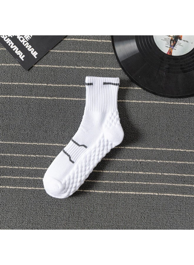 KUYING Fashion Anti Slip Breathable Sports Socks Five Piece Set 