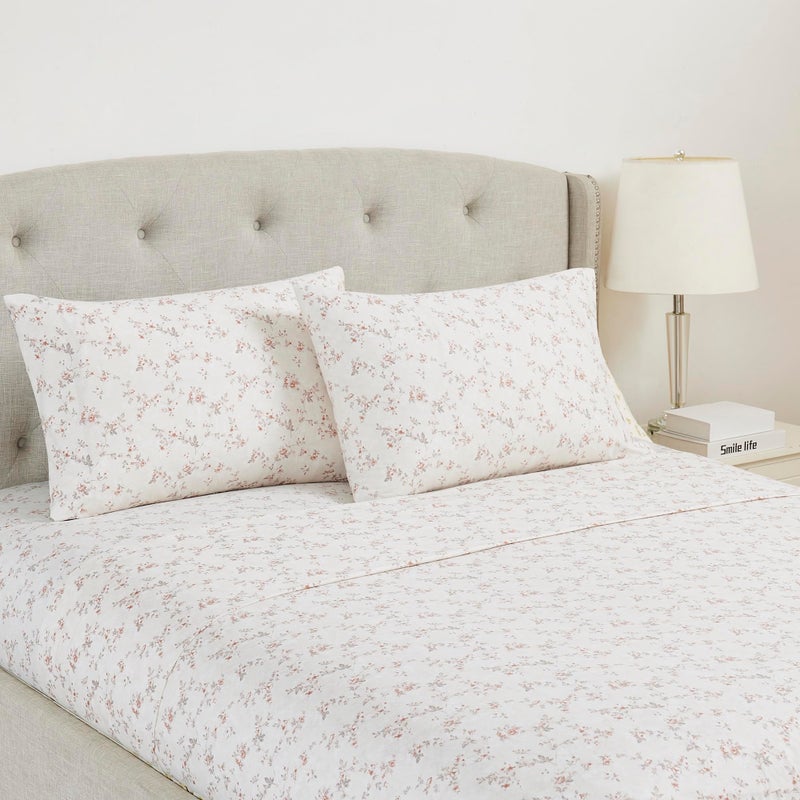 Modern Threads Silky Soft Microfiber and Wrinkle Free Sheets - Luxurious Microfiber Bed Sheets Includes Flat Sheet, Fitted Sheet with Deep Pockets, & Pillowcases Kashmir Rose Clay, Full - Image 2