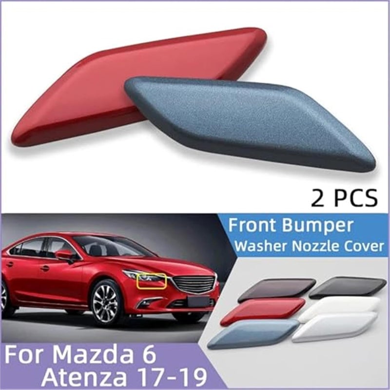 DEMULAX Headlamp Washer Spray Nozzle Cover for Mazda 6 Atenza - Image 4