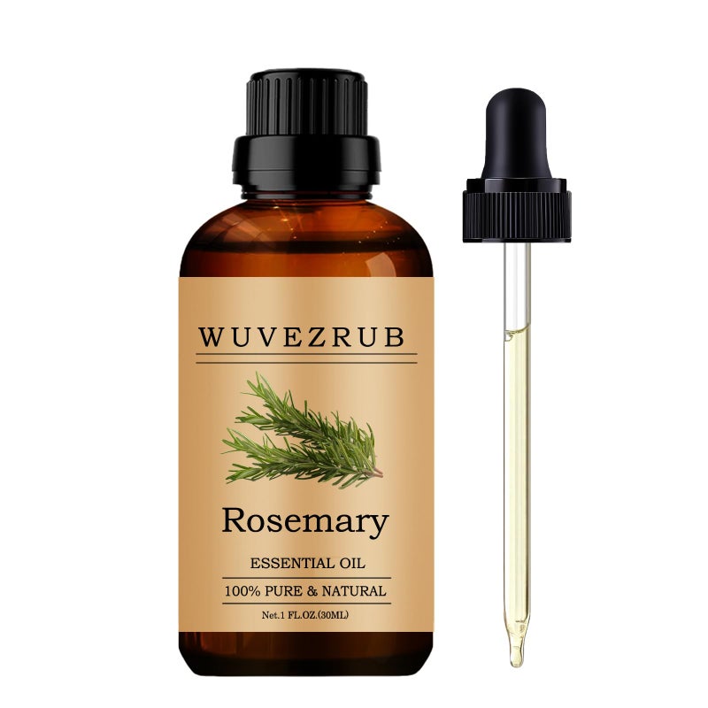 Wuvezrub Rosemary Essential Oils, 30ML Pure and Natural Essential Oil for Aromatherapy Diffuser - Rosemary /1 Fl Oz - Image 1