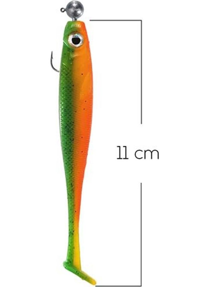 Ryuji - Mister Shad 11 cm Silicone Fish Bait with Jighead 5 Gr - Image 1