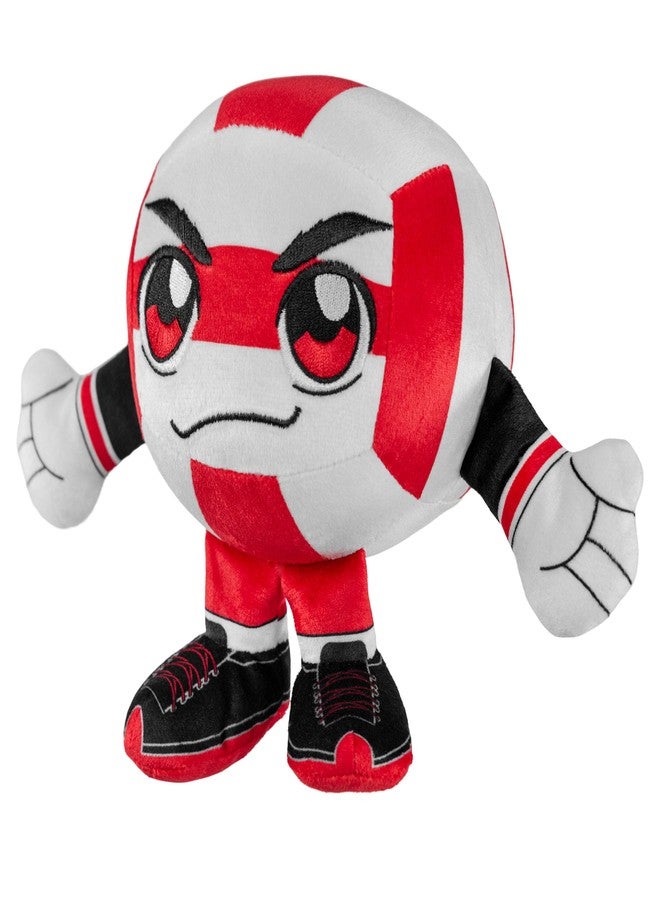 Bleacher Creatures Nebraska Huskers 8" Kuricha Volleyball Sitting Plush - Soft Chibi Inspired Plush - Image 4