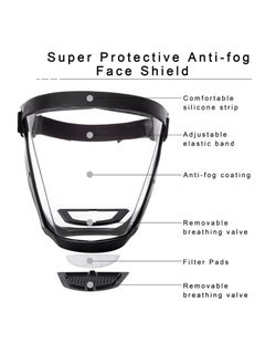 Excefore Super Protective Anti-Fog Face Shield, Unisex Hd Transparent Full Face shield, Reusable Eye, Nose, Mouth Protection  - Image 3