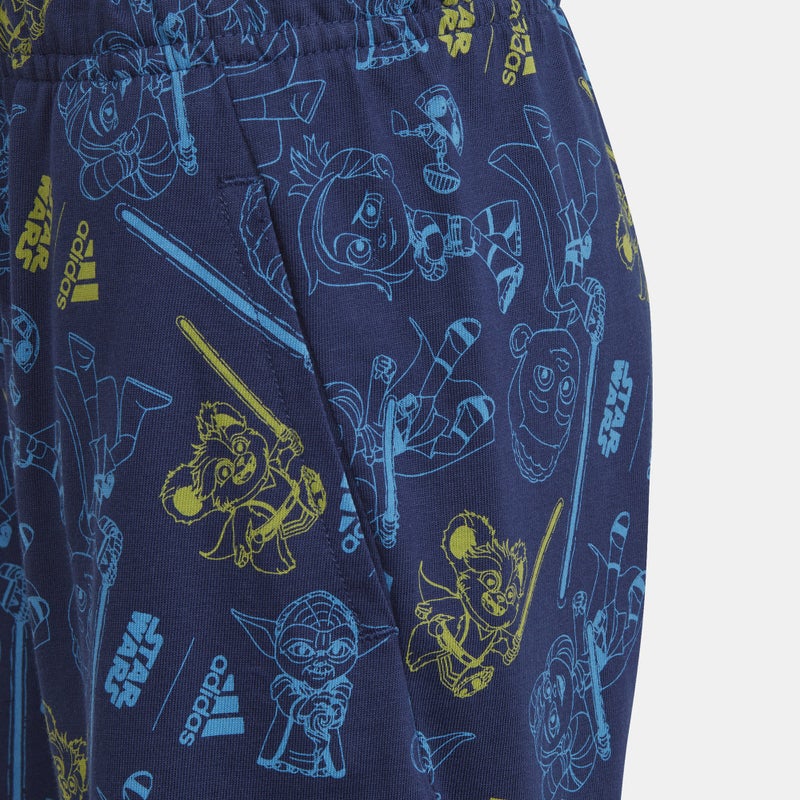 Adidas Kids' x Star Wars Young Jedi T-Shirt and Shorts Set - Image 4