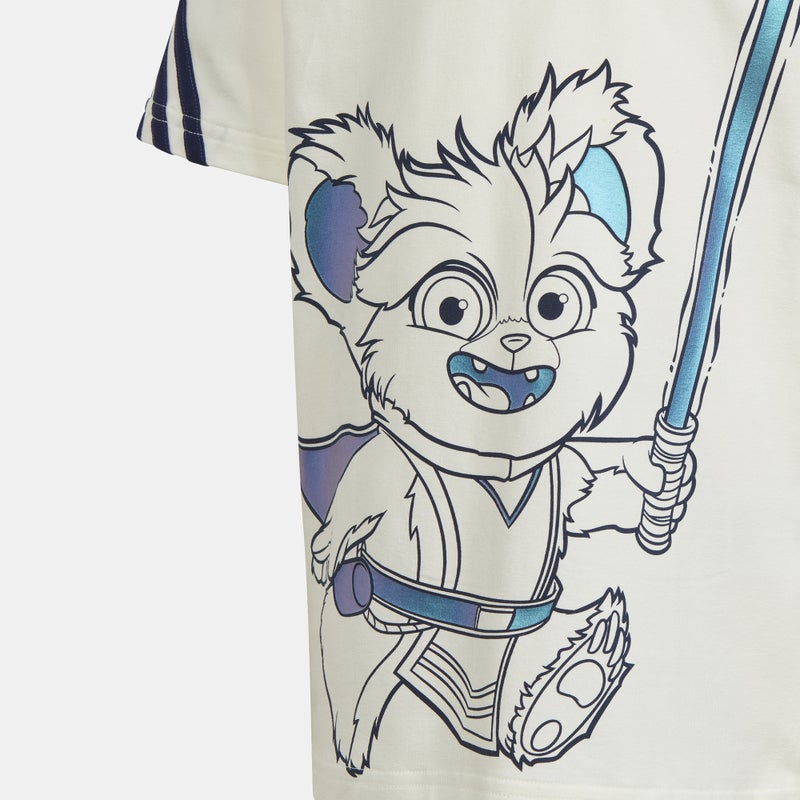 Adidas Kids' x Star Wars Young Jedi T-Shirt and Shorts Set - Image 3