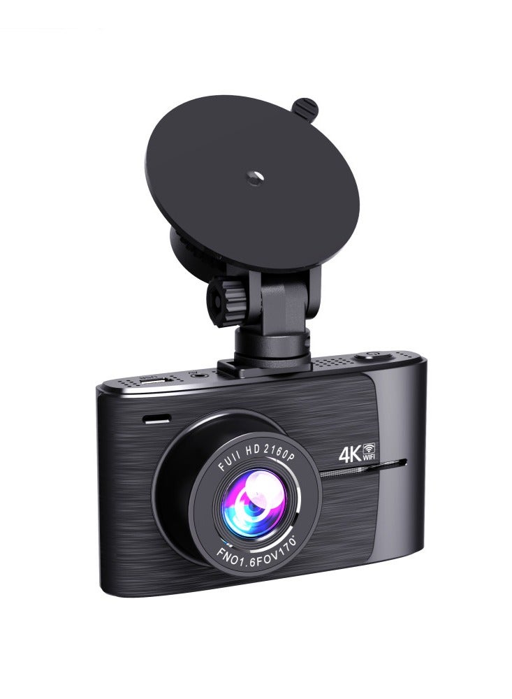 Generic 4K Dash Cam 2160P Built-in GPS/WiFi Dual Dash Cam for Car, 24H Parking Auto Drive Vehicle Video Recorder Car Registrar Dual Lens  - Image 5