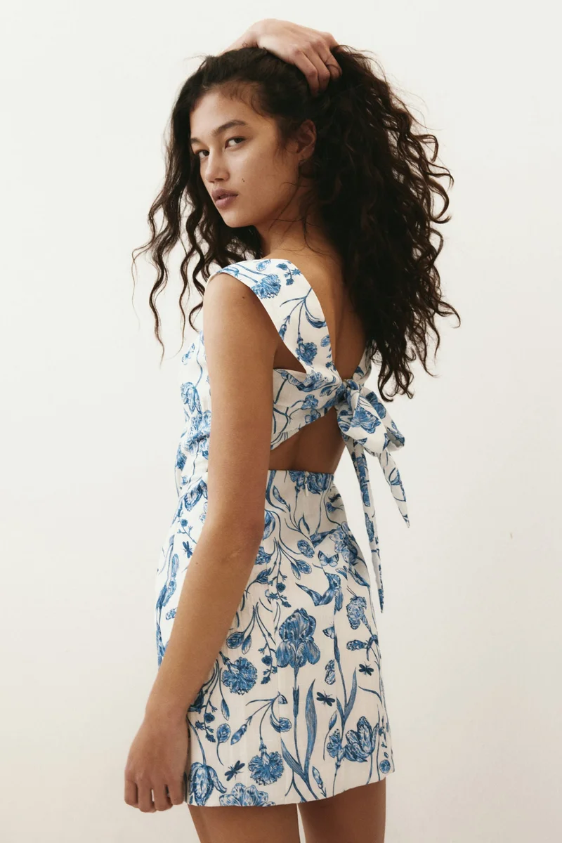 H&M Bow-back dress