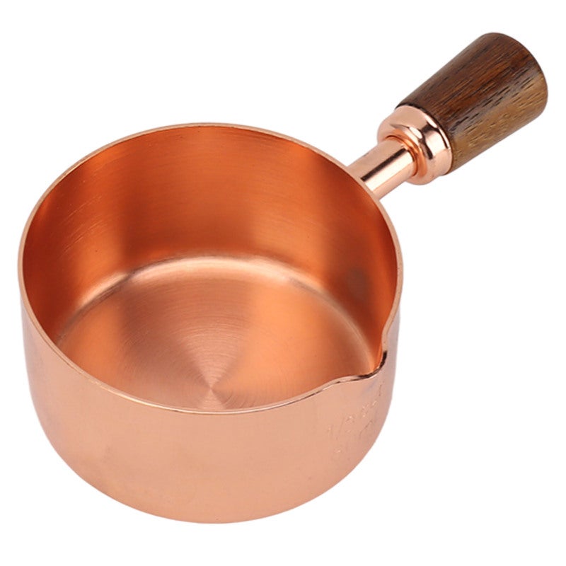 Stainless Steel Sauce Cup: Rose Gold 304 Stainless Steel With Dual Precise Measurement Scales - Hawk’s Beak Drip-Free Pour Design Cooking Sauce Cup for Home Restaurant Outdoor Picnic - Image 4