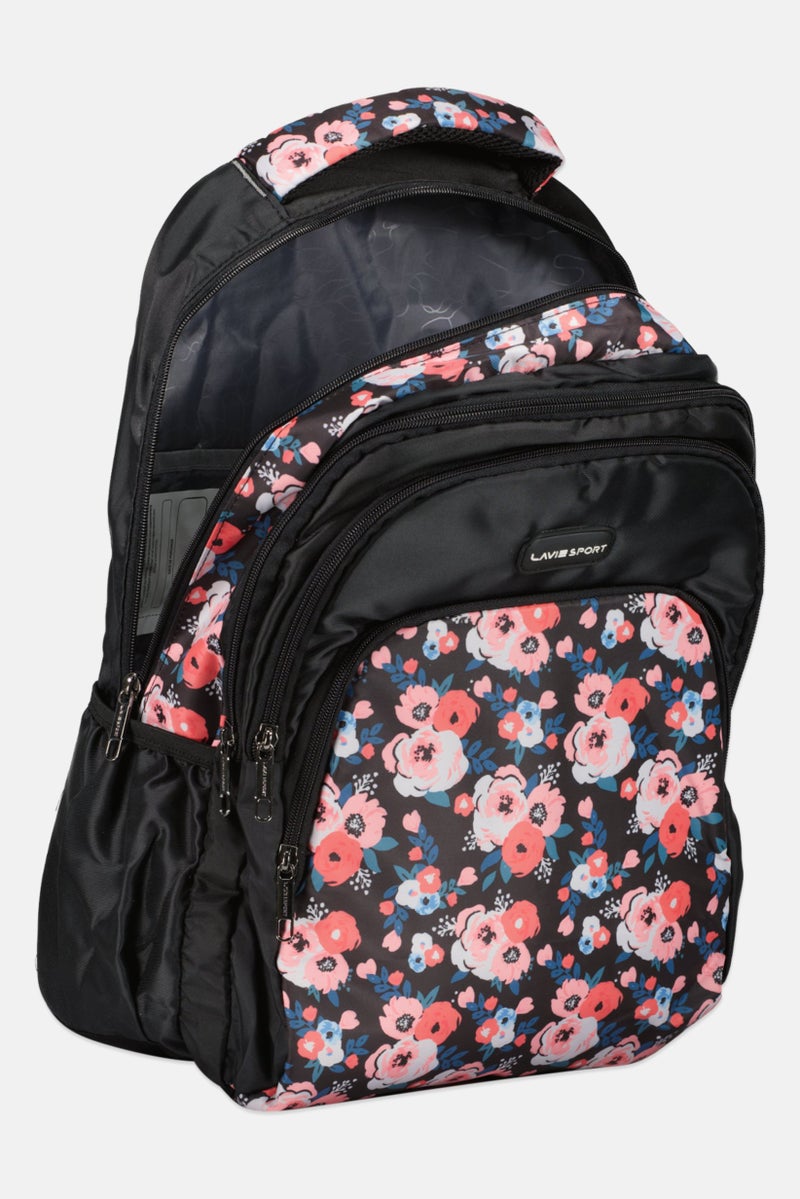 Lavie Women Brand Logo Rosette Backpack, Multicolor  - Image 2