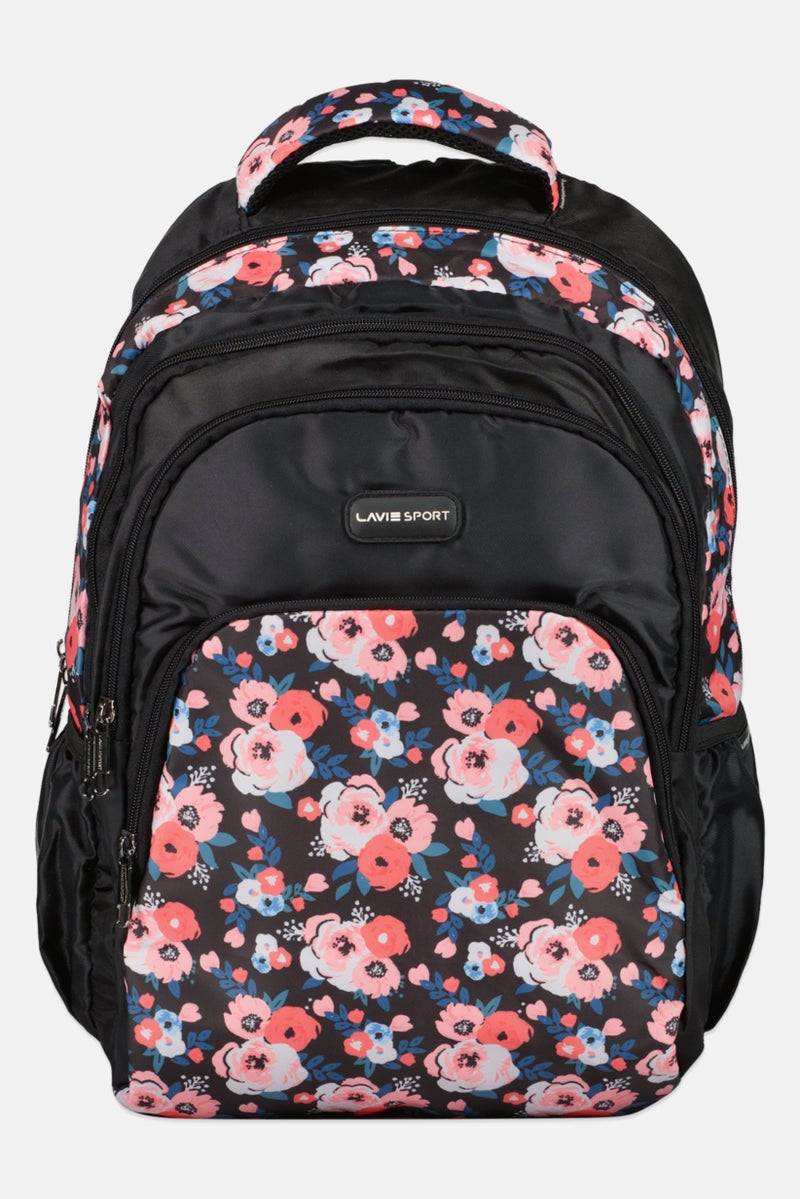 Lavie Women Brand Logo Rosette Backpack, Multicolor  - Image 1