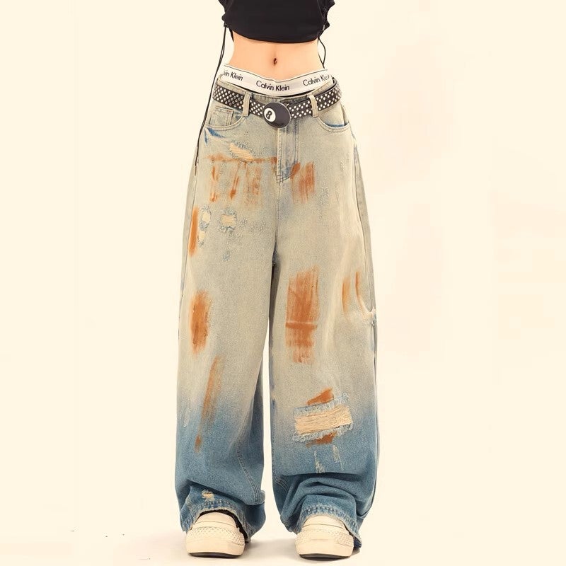 Unisex Casual Daily Denim Jeans - Image 1