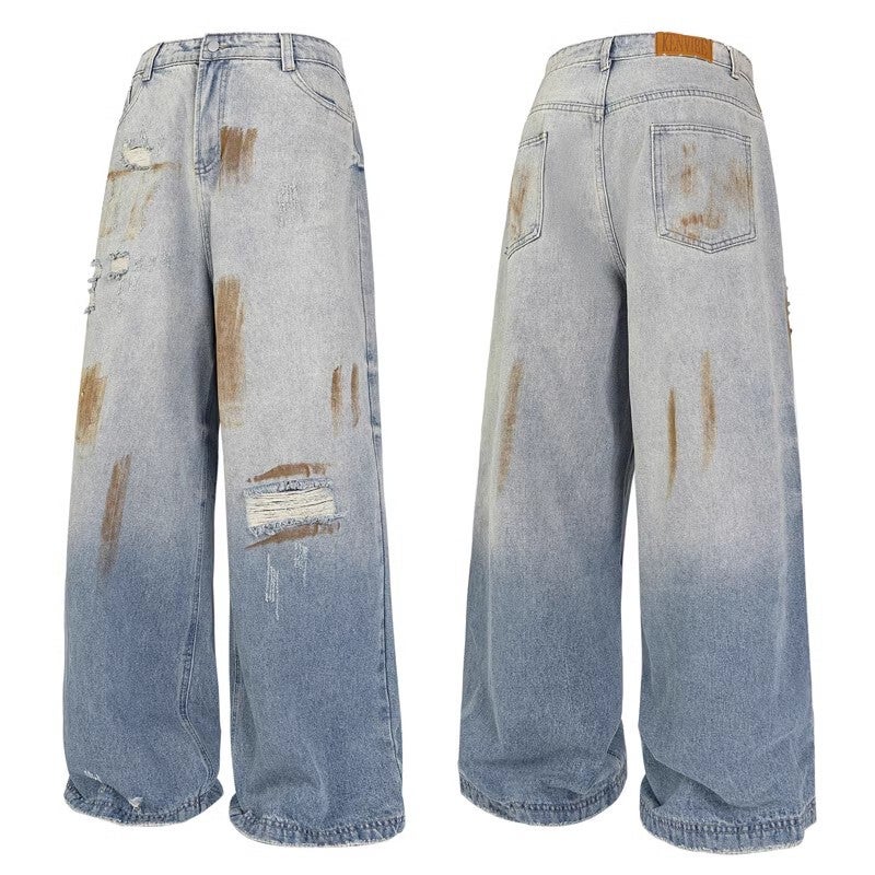 Unisex Casual Daily Denim Jeans - Image 4
