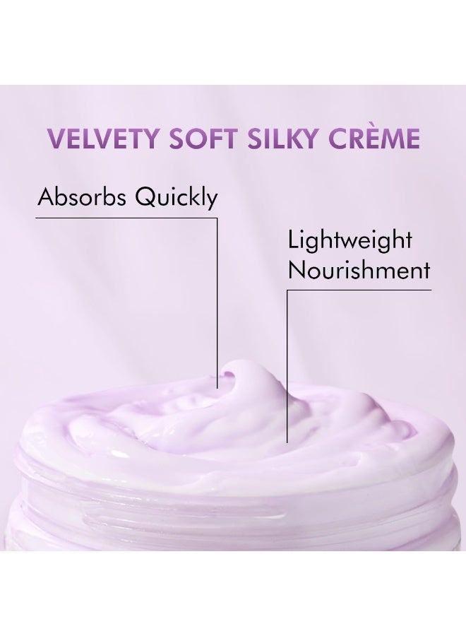 mCaffeine Blueberry Swirl Deep Moisturizing Body Butter | 5 Essential Ceramides for Skin Repair with Shea Butter & Cocoa Butter | 72Hrs Long Lasting Moisturization | Winter Body Care | Fruity Blueberry Aroma | Body Butter for Women and Men - 200g - Image 3