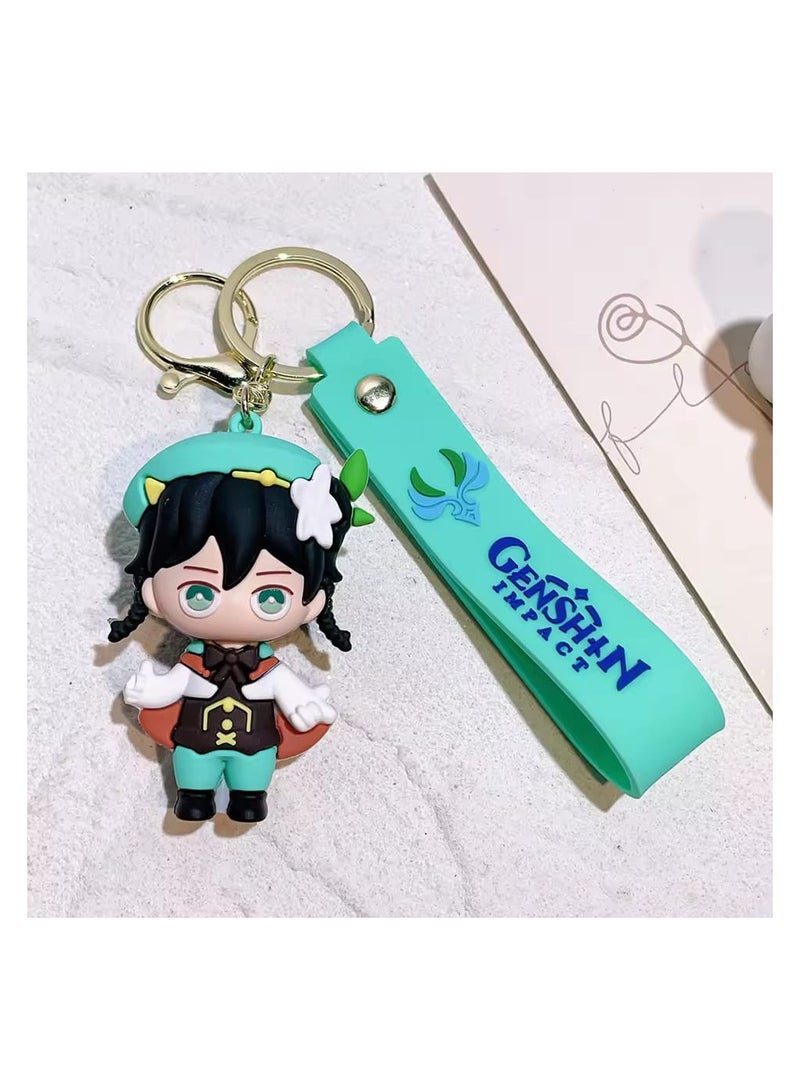 Eula Vision Of God Cosplay Key Chain Unisex Pendant Keyring Accessories Gift PropGame Genshin Impact Alloy Keychain  - Image 2