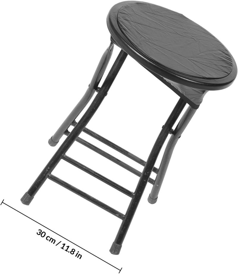 Uonlytech Waterproof Pu Material Bar Stool Cover Elastic Round Stool Slipcover 28-35cm Oil-Resistant Chair Protector - Image 2